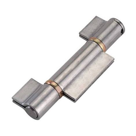 Cerniera  3  ali  chiuse  a  saldare  155  combi - Perno  sfilabile  e  rondelle  ottone  mm  180