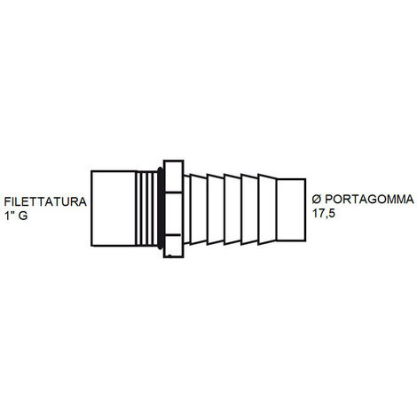 RACCORDO PORTAGOMMA F.1