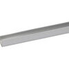 Profilo  canalina  singola  arcansas - Allum  argento  lux  s.mm  1,0  mm  10x10  h.cm  200