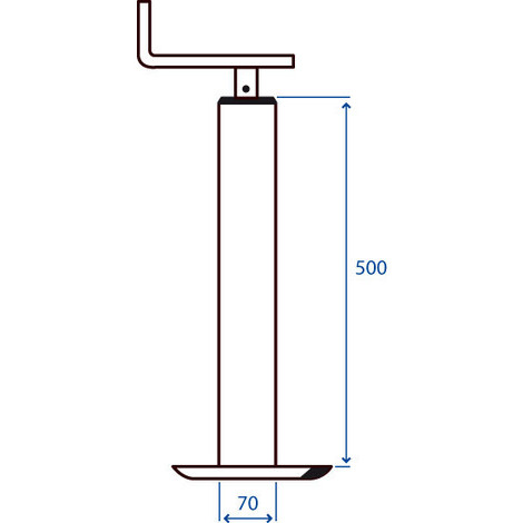 SERVOTIMONE TELES.FISSO 70 X 500 C/CUSC