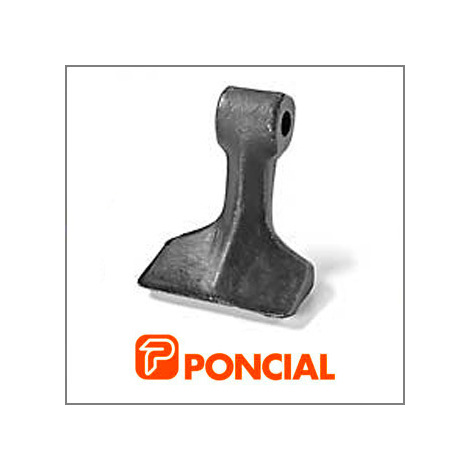 Mazza trinciasarmenti 43x120x105 Foro 16,5 mm