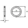 RONDELLA ALLUMINIO 10  - 16