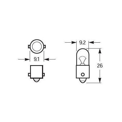 LAMPADA 24V 3 WATT PZ.10