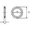 RONDELLA ALLUMINIO 14  - 20