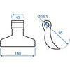 MAZZA 40X95X140 F.16,5