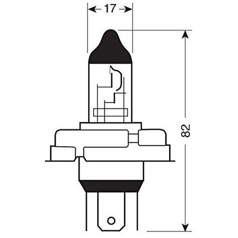 LAMPADA H5 55/60 WATT 12V ALOGENA