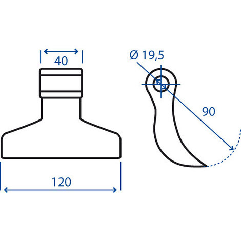 MAZZA 40X90X120 F.19,5