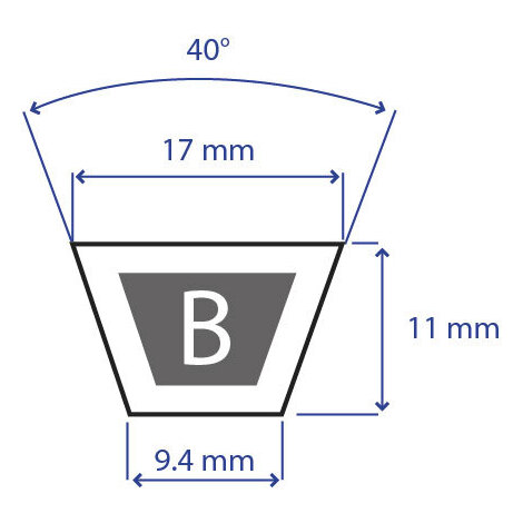 CINGHIA IND. B90 - 2286/2326 MM
