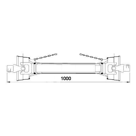 PROTEZIONE T80 L.1000 COMPLETA
