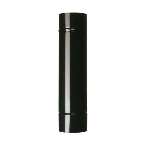 Tubo  legna  classic  nero  opaco  save - Cm  14  h.cm    50