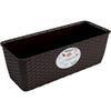 Cassetta  +  riserva  natural  stefanplast - Pp  rattan  moka  cm  50x18  h.cm  16