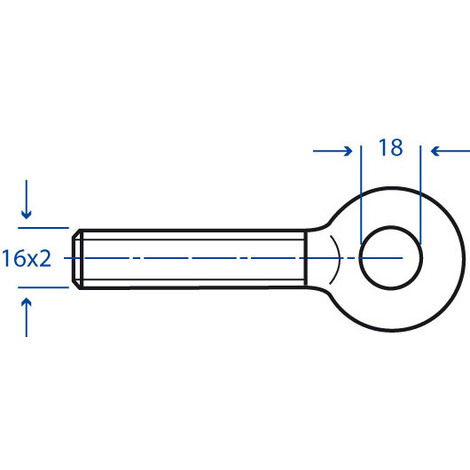 TIRANTE DX 16X2   PZ.5 T.TONDA