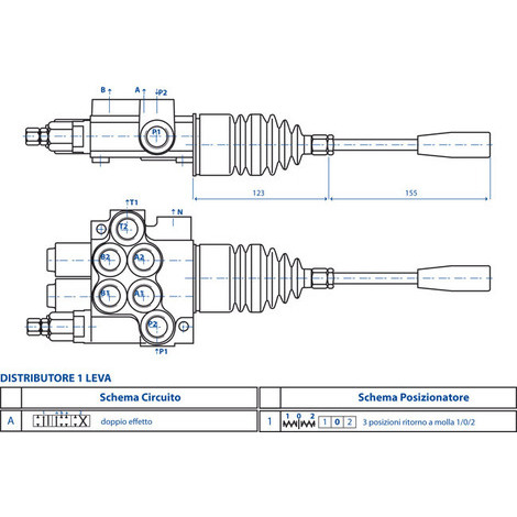 DISTRIBUTORE CON JOYSTICK 3/8