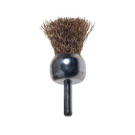 Spazzola  acciaio  a  pennello  +  gambo  pg - 478.00  mm  25  g.mm  6