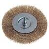 Spazzola  acciaio  circolare  +  gambo  pg - 470.00  mm    75  g.mm  6x25