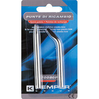 Punte  x  pirografo  saldatore  kemper - Piegata  +  dritta  x  watt  60