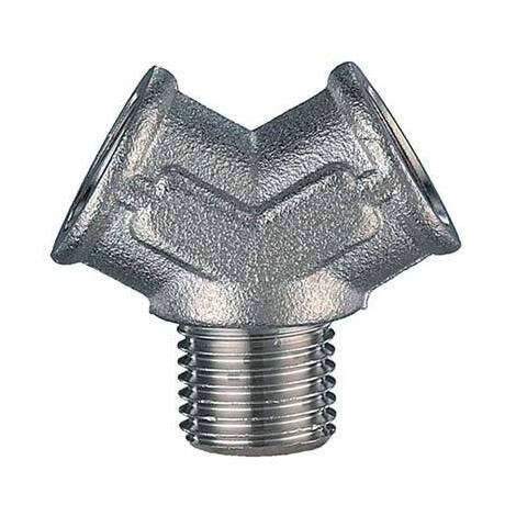 Raccordo  y  ac  32/a-b  ani - 3/8mxfxf  32/b