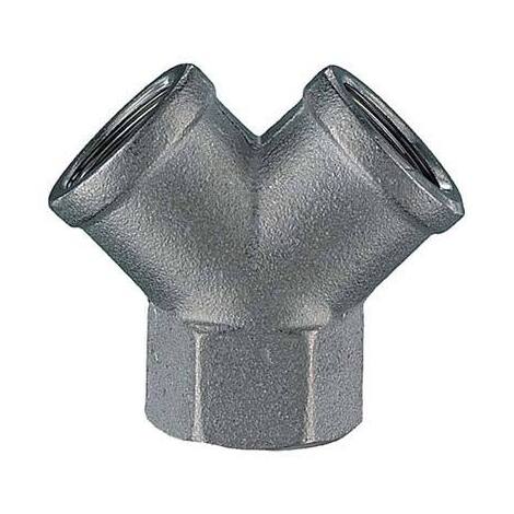 Raccordo  y  ac  32/d-e  ani - 3/8fxfxf  32/e