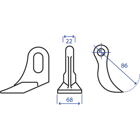 MAZZA 22X86X68 F.16X32