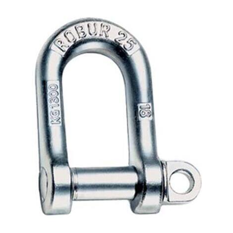 Grillo  dritto  zincato  8025  robur - Mm    6  l.  mm  25x12