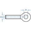 TIRANTE DX 22X2,5 PZ.5 T.TONDA