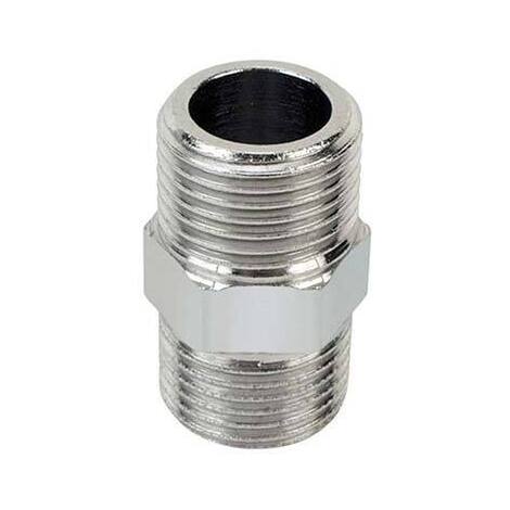 Nipplo  ottone  cromato  280  gebo - 3/4m