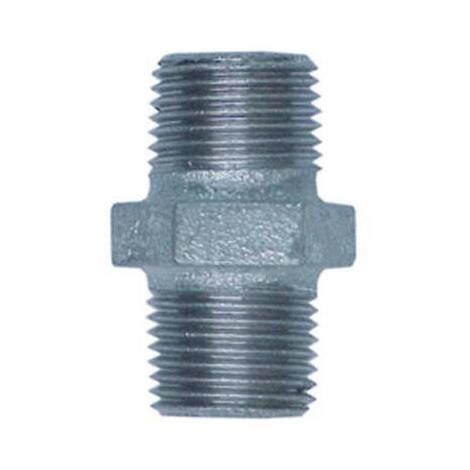 Nipplo  ghisa  zincata  280  gebo - 1/2m