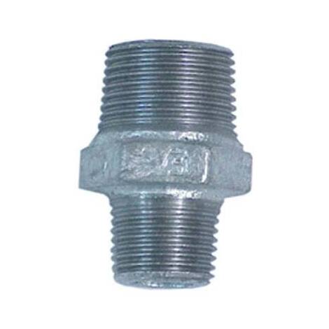 Nipplo  ridotto  ghisa  zincata  245  gebo - 3/4mx1/2m