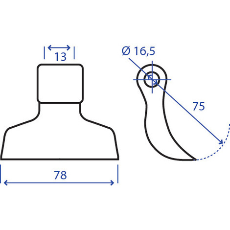 MAZZA 13X75X78 F.16,5