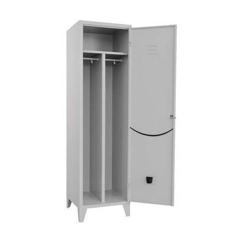 Armadio  sporco  pulito  montato  prometal - Vern  grigio  posti  1  h.mm  1795  mm    360x500