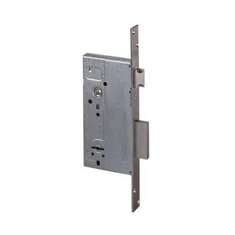 Serratura  metallo  infilare  57211  cisa - B.q  zinc  f.mm  22  dm  m2+scr  e.mm  60