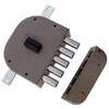 Serratura  legno  applicare  2200  plus  cr - Dm  m4  tripl  e.mm  60  sx
