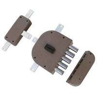 Serratura  legno  applicare  2300  plus  cr - Dm  m4  quint  e.mm  60  sx