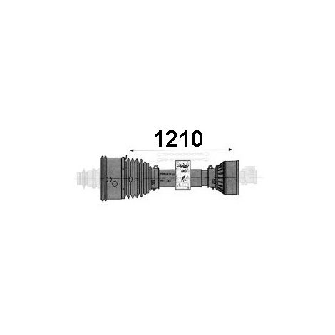 PROTEZIONE SERIE 652/662 BYPY 1400 MM