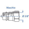 INNESTO RAPIDO VALV. M.3/8