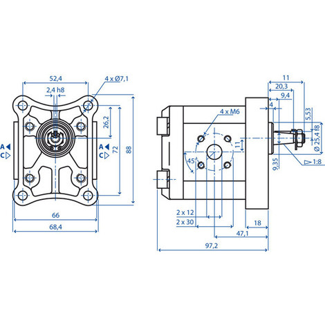 POMPA GR 1 5 CC DX STD