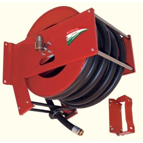 AVVOLGITUBO AUTOMATICO GASOLIO CON 25mt TUBO GOMMA d.I.20mm
