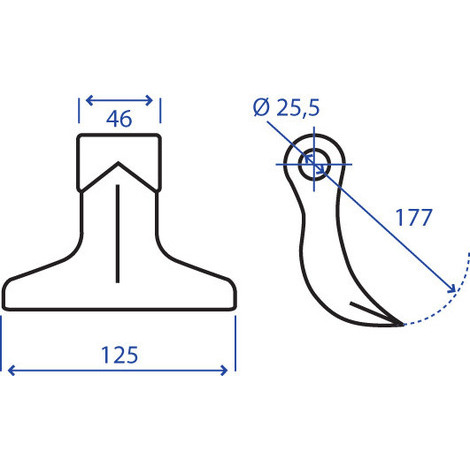 MAZZA 46X177X125 F.25,5