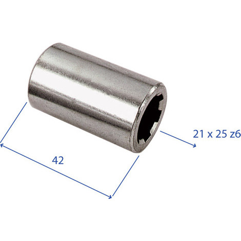 BUSSOLA SCANALATA 21X25 Z 6 L.42