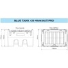 BLUE TANK - CISTERNA LT.430 12V CON ELETTROPOMPA E PISTOLA AUTOMATICA