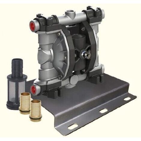 POMPA PNEUMATICA A MEMBRANA CON BASE PORTATA MAX 170lt./min