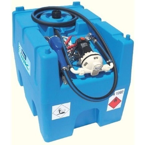 BLUE TANK - CISTERNA LT.125 24V CON ELETTROPOMPA E PISTOLA AUTOMATICA