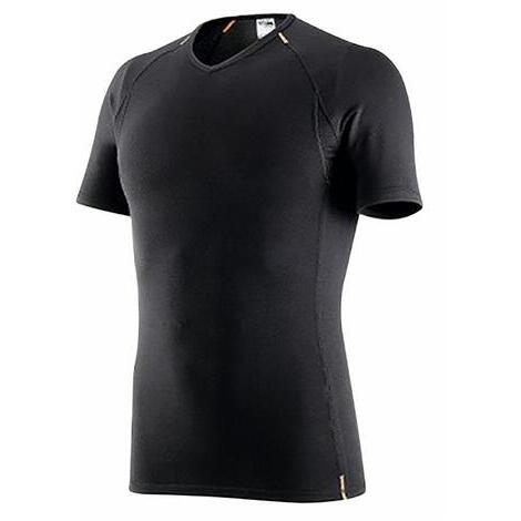 Maglia in tessuto termoregolatore elasticizzata, 95% Soia 5% spandex. Mantiene la temperatura corporea.