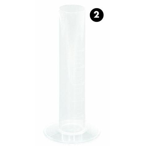 5 Misurini Graduati In Plastica Da 40 Ml Con Coperchio – Bicchieri Da Laboratorio In Polipropilene, Scala Da 10 A 40 Ml