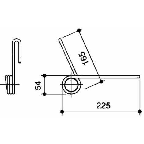 Dente posteriore per seminatrice adattabile Carraro - Nodet rif. JF348 e FYX0348