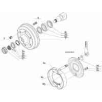 Molle in blister per freno misura 300x60, ADR rif. 9RK0003. Per assale rif. 11715