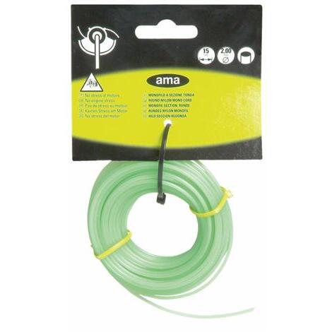 Monofilo verde sezione tonda Evergreen in bobinette 2,70mm 15m