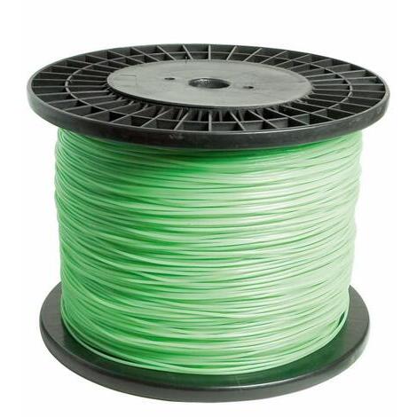 Monofilo verde Evergreen a sezione tonda in matassa da 1425 m, diametro 2,40 mm. No stress al motore