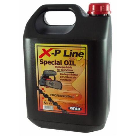 Olio Protettivo PROFESSIONALE XP-LINE Artic, alta resistenza al freddo. Vegetale biodegradabile x catena da motosega. 5 LT