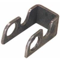 Supporto forato stretto per cerniera, diametro Ø23mm, con la base 50x35mm,